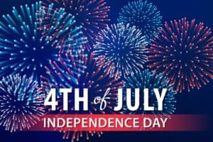 Happy Independence Day! GSPC & GSCC CLOSED